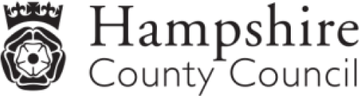 Hampshire County Council logo in black