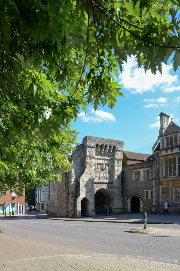 a view of the Westgate museum from the outside on a sunny day