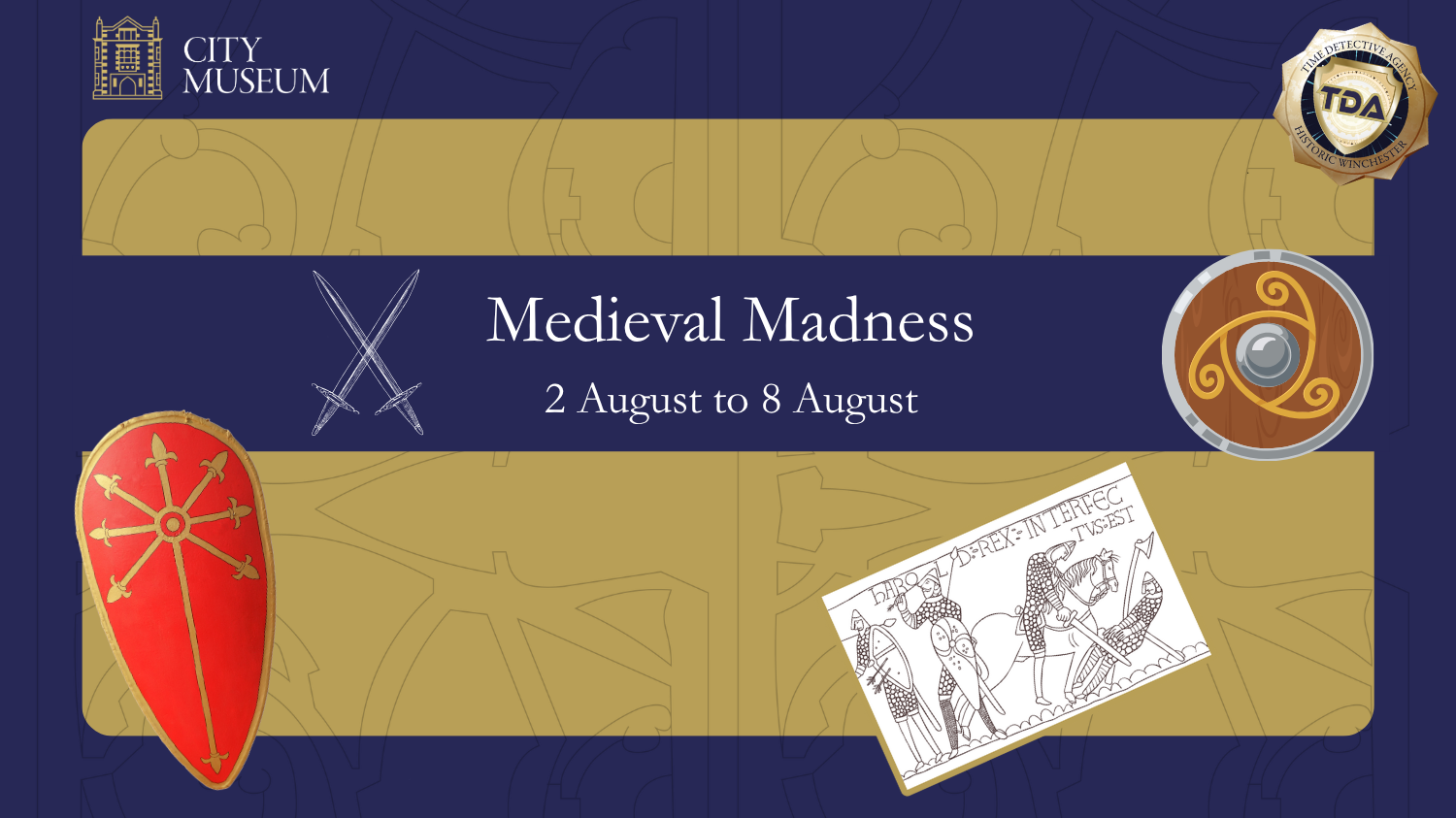 A banner titled Medieval Madness
