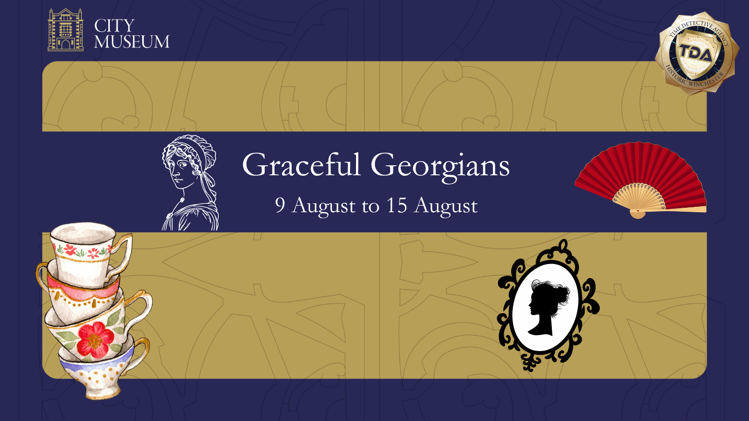 Banner titled Graceful Georgians